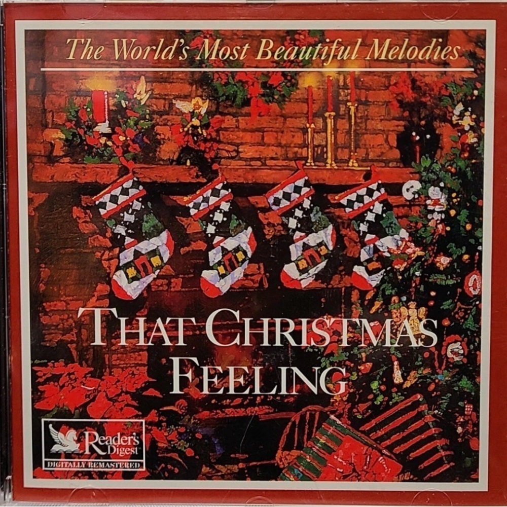 Festive Christmas CD with Red and Green Design